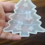 Christmas Pendant Resin Mold Snowflake Christmas Tree Epoxy Silicone Mould For DIY Jewelry Making Christmas Tree Decoration