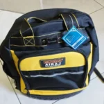 AIRAJ Waterproof Tool Backpack Tool Bag Rubber Base Heavy Duty Tool Organizer Electrician Plumber Maintenance Worker Tool Bags